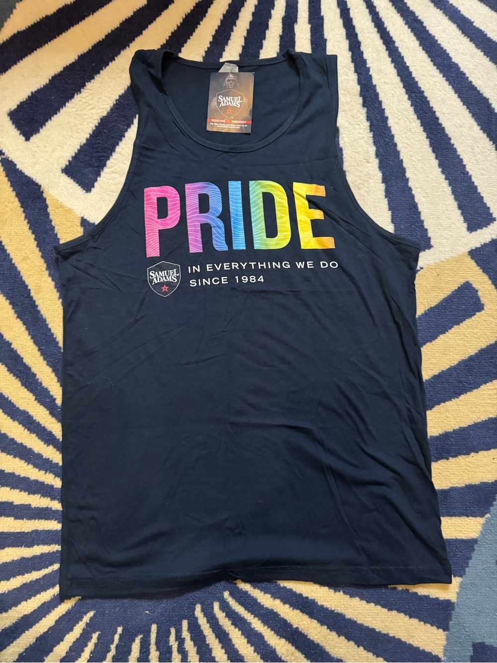 Men's Navy Pride Tank Top